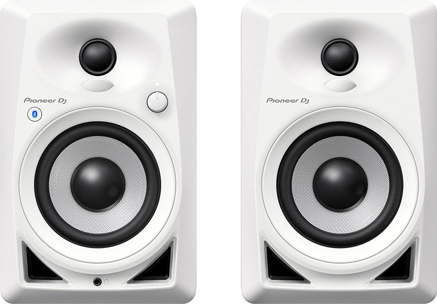 Pioneer DJ DM-40BT-W 4" Bluetooth Desktop Monitor Speakers (pair)- White (Open Box)
