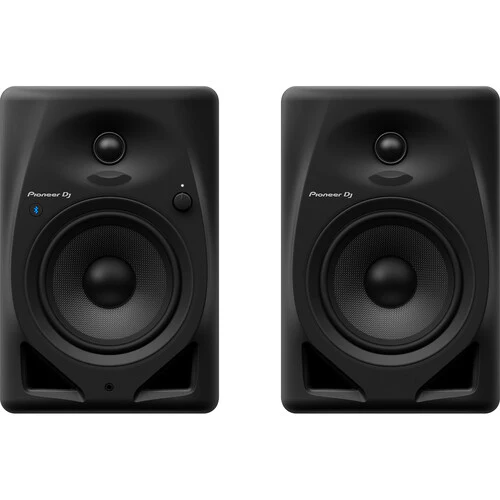 Pioneer DJ DM-50D-BT 5-inch Desktop Active Monitor Speaker Pair with Bluetooth - Black (Open Box) - Image 2