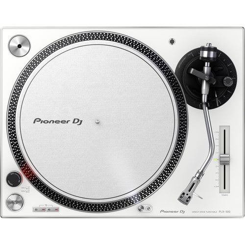 Pioneer DJ PLX-500-W Direct Drive Turntable in White (Open Box) - Image 4