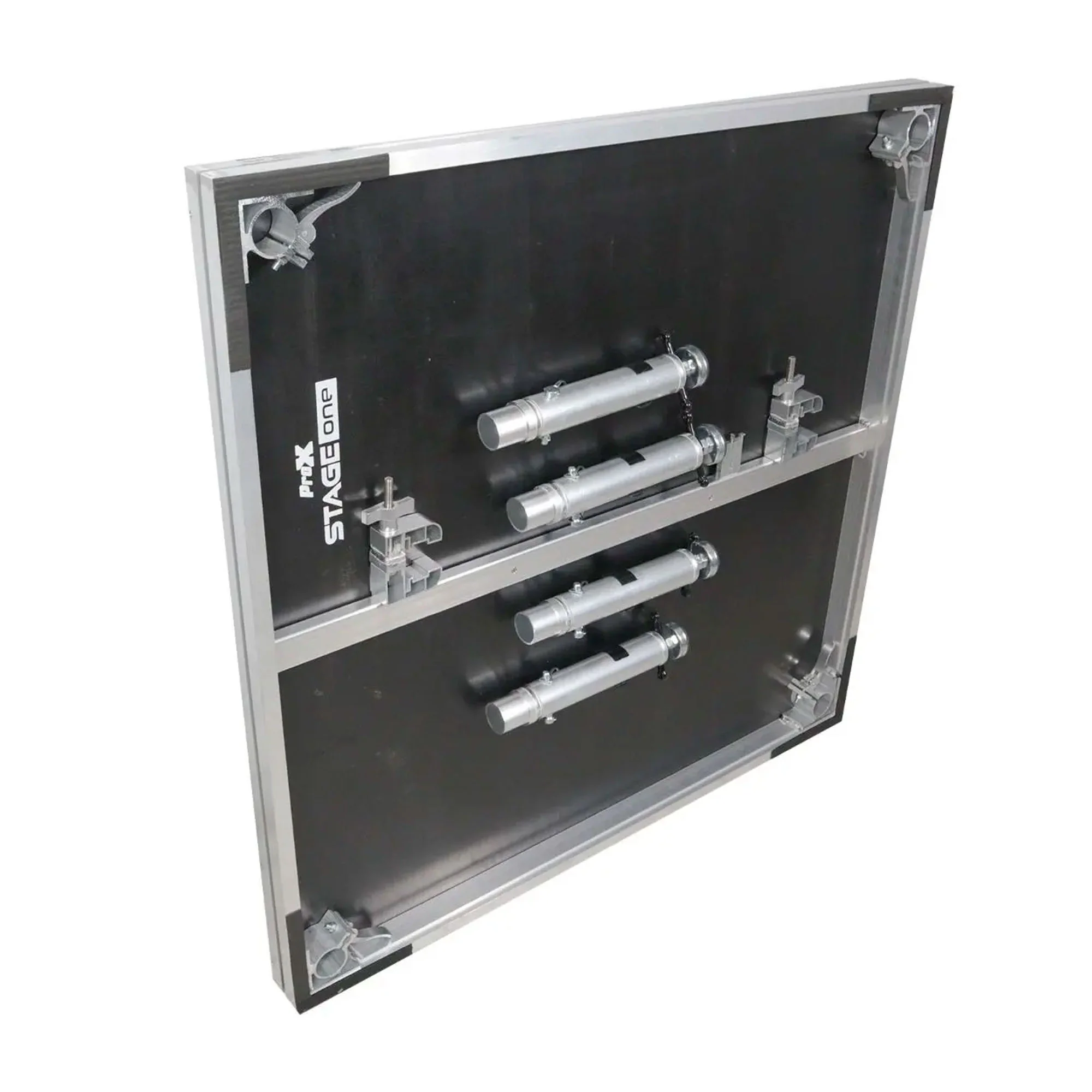 Pro X XSU-4X4 - StageOne 48"x48" Stage Deck with 16" to 22" Adjustable Telescoping Legs and Deck Leveling Clip - Image 3