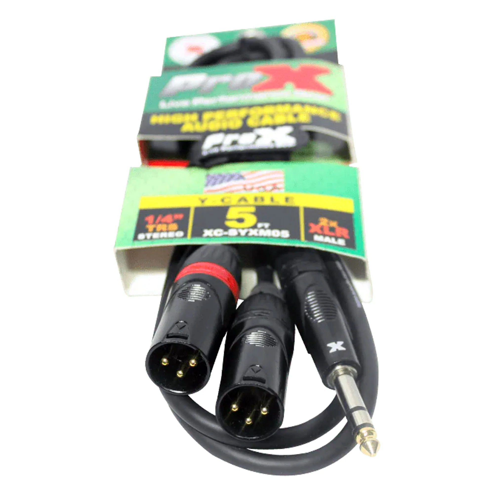 ProX 5FT Dual RCA to Dual XLR-Male Cable [XC-DRXM05] (Open Box) - Image 2
