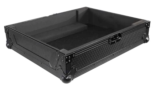 ProX ATA Style Flight Road Case for Pioneer DJM-A9 & DJM V10 DJ Mixer (All Black) - Image 6