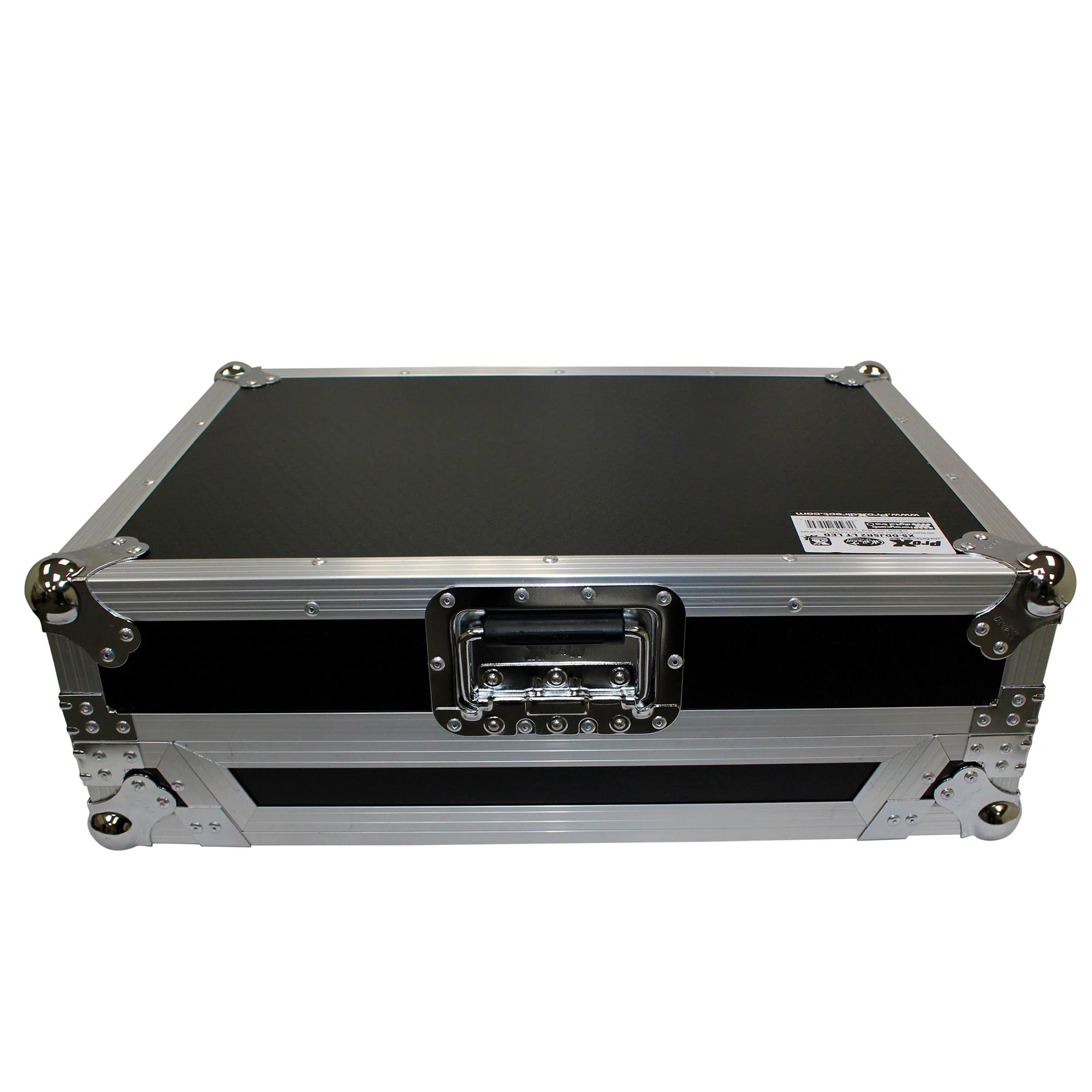 ProX Flight Case for Pioneer DDJ-SR2 Controller with Laptop Shelf and LED Kit (Silver-on-Black) (Open Box) - Image 8