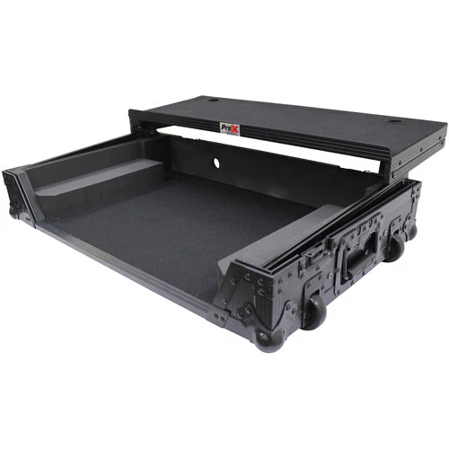 ProX Flight Case with Shelf and Wheels for Pioneer XDJ-XZ System (Black on Black) - Image 2