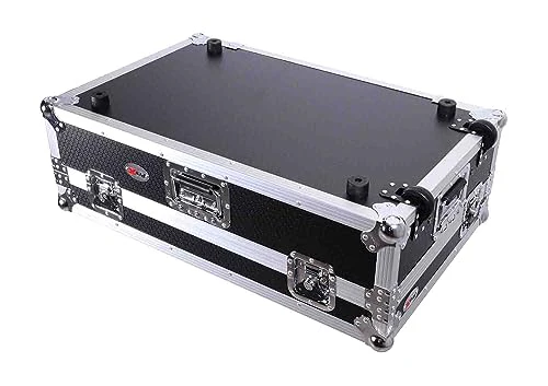 ProX Flight-Style Road Case with Laptop Shelf for DDJ-FLX10 and DDJ-GRV6 Controllers (Black / Silver) - Image 6