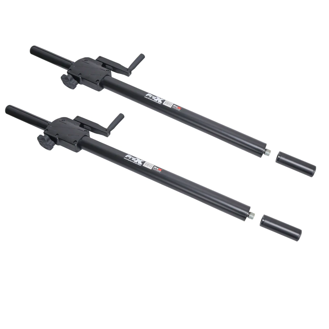 Prox T-SAACX2 PKG Dual Crank System Package Adjustable Speaker-Subwoofer Pole M20 1-3/8" Diameter - from 34"-52" - Image 3