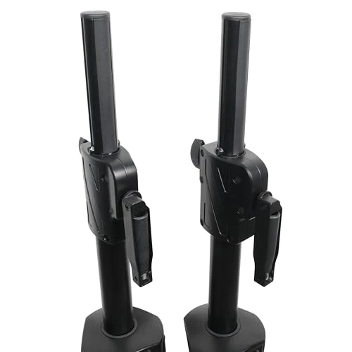 Prox T-SS21CX2 PKG 6' Ft Twin Pack Professional Telescoping Crank Up Speaker Stand Set with Carrying Bag Black Finish - Image 7