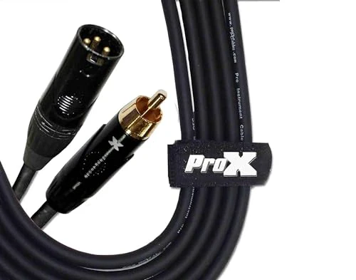 ProX XC-RXM5 5' Ft. High Performance XLR Male to RCA Male Unbalanced Audio Cable - Image 4