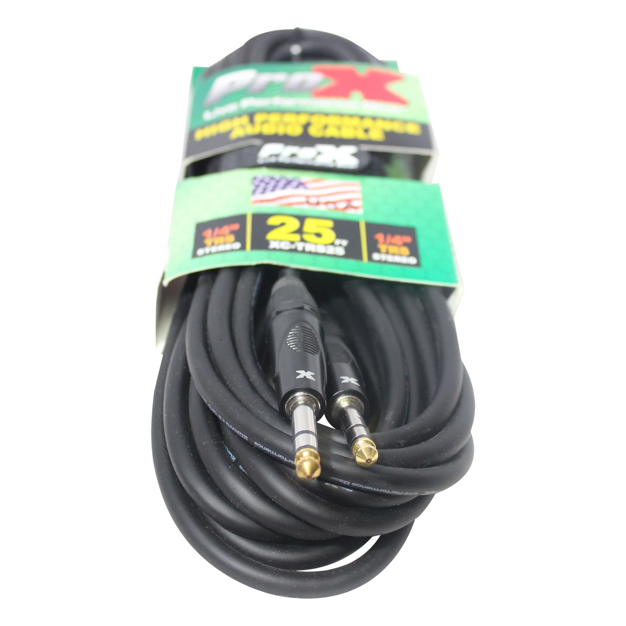 ProX XC-TRS25 - 25ft Balanced 1/4" TRS Male to TRS Male Audio Cable - Image 3