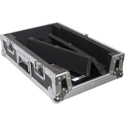 ProX XS-M11 Universal Flight Case for Pioneer DJM-S11 and Rane SEVENTY / SEVENTY-TWO MKII Mixers (Silver on Black) - Image 3