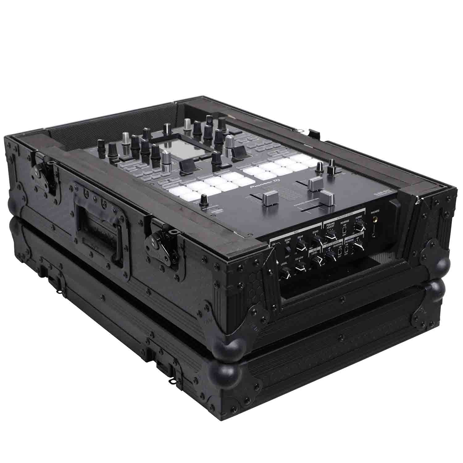ProX XS-M11BL Universal Flight Case for Pioneer DJM-S11 and Rane SEVENTY / SEVENTY-TWO MKII Mixers (Black on Black) - Image 2
