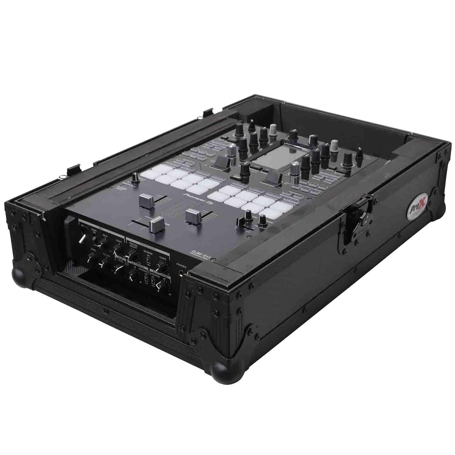ProX XS-M11BL Universal Flight Case for Pioneer DJM-S11 and Rane SEVENTY / SEVENTY-TWO MKII Mixers (Black on Black) - Image 3