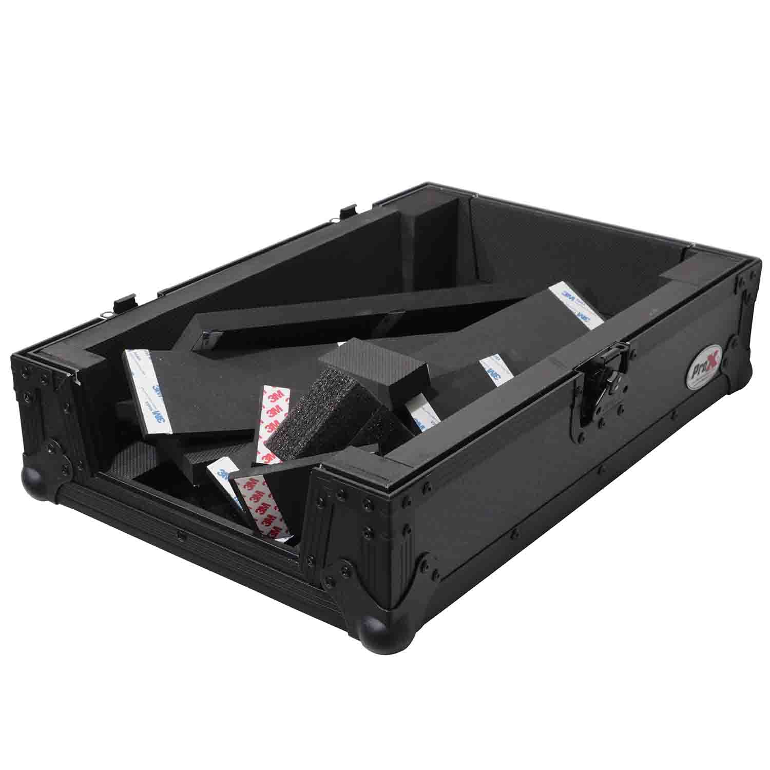 ProX XS-M11BL Universal Flight Case for Pioneer DJM-S11 and Rane SEVENTY / SEVENTY-TWO MKII Mixers (Black on Black) - Image 5