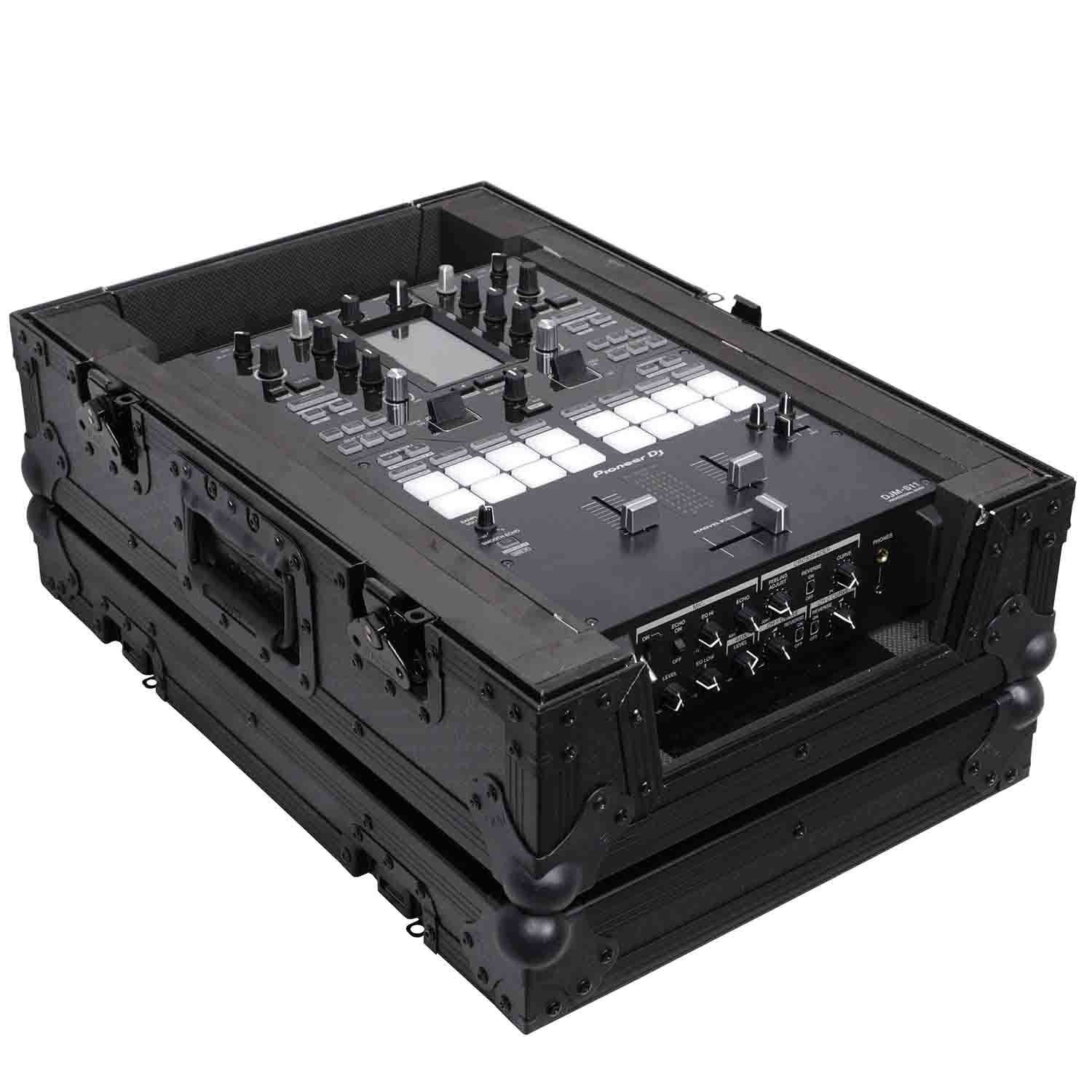 ProX XS-M11BL Universal Flight Case for Pioneer DJM-S11 and Rane SEVENTY / SEVENTY-TWO MKII Mixers (Black on Black) - Image 9