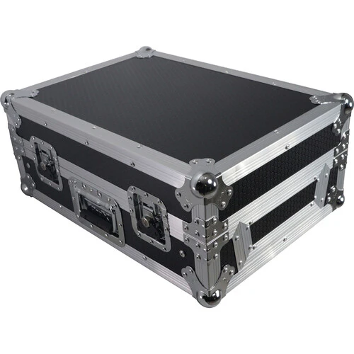 ProX XS-M11LT Universal Flight Case with Laptop Shelf for Pioneer DJM-S11 and Rane SEVENTY / SEVENTY-TWO MKII Mixers (Silver on Black) - Image 3