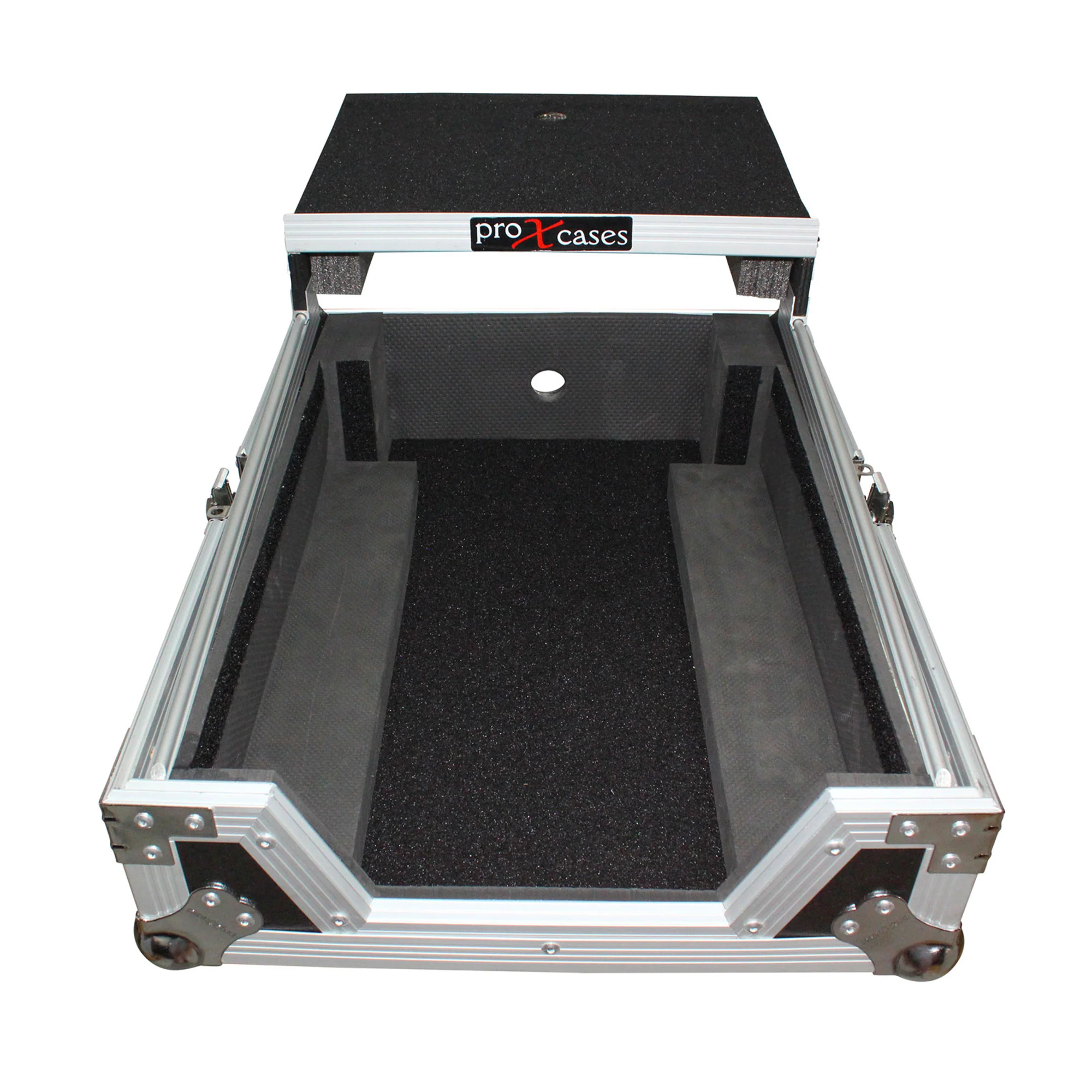 ProX XS-M12LT Mixer ATA Flight Hard Case for Large Format 12" Universal DJ Mixer with Laptop Shelf - Image 2