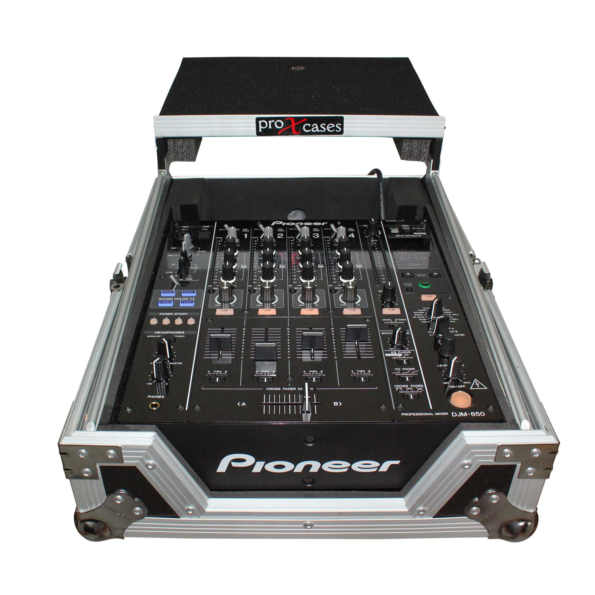 ProX XS-M12LT Mixer ATA Flight Hard Case for Large Format 12" Universal DJ Mixer with Laptop Shelf - Image 6