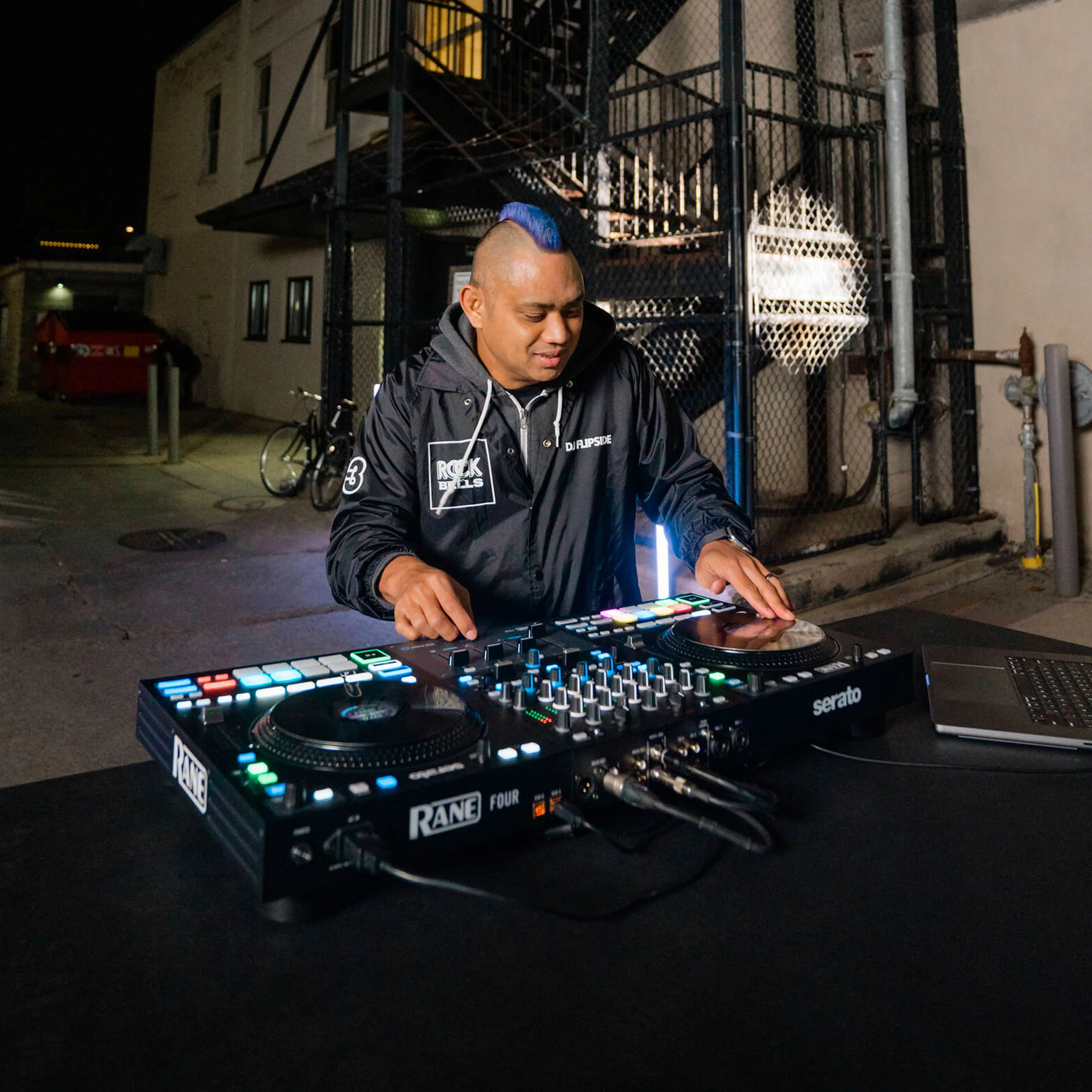 Rane Four Advanced Four-Channel Stems DJ Controller + Magma FLXGUARD DJ Controller Trolley - Image 8