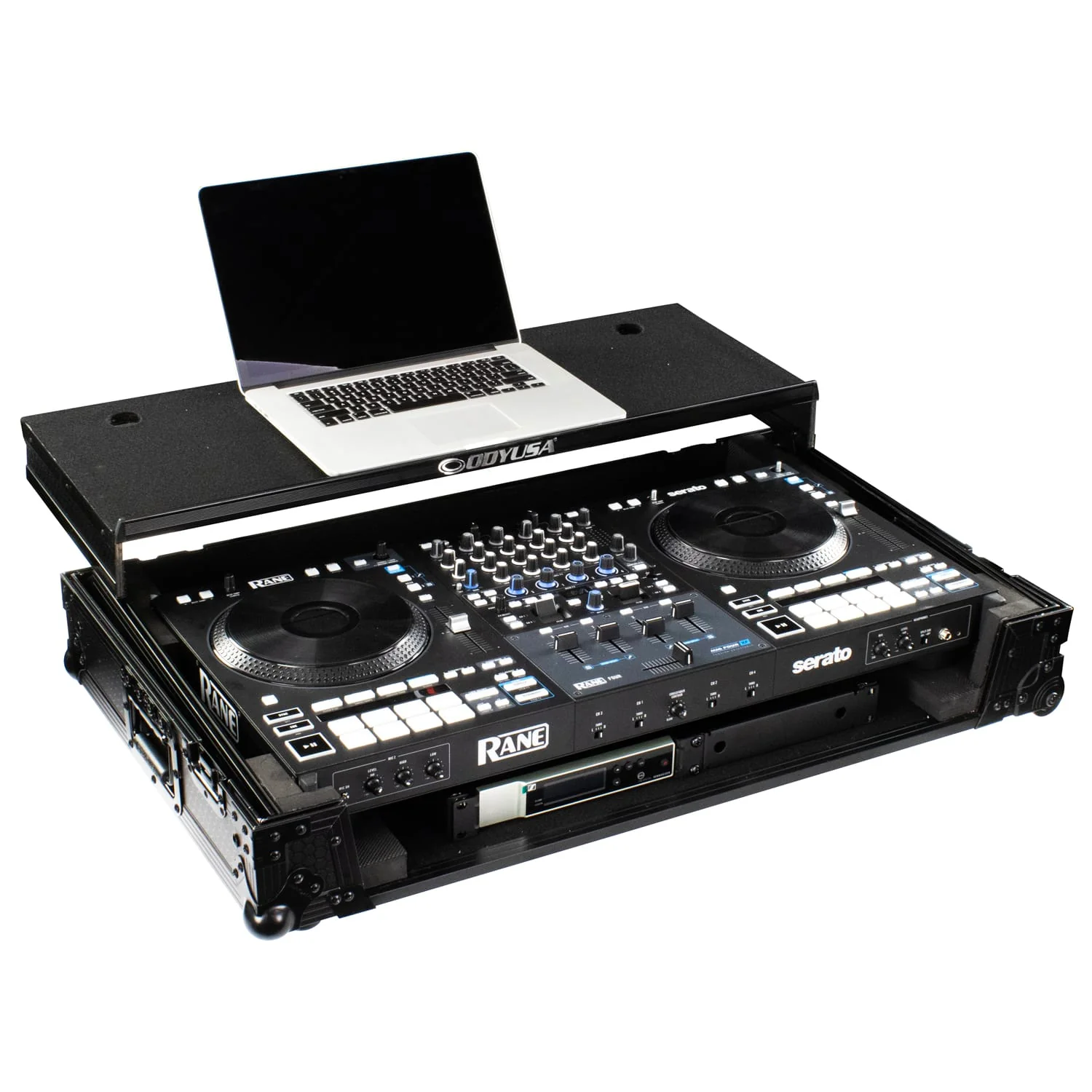 RANE FOUR I-Board Flight Case with Glide Style Laptop Platform and Wheels - Image 2