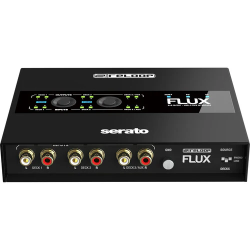 Reloop FLUX 6x6 IN/OUT USB-C DVS Interface for Serato DJ Pro (Open Box) - Image 2