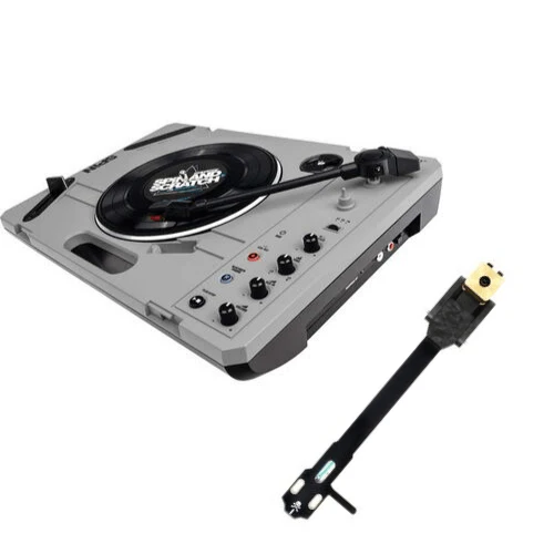 Reloop SPiN Portable Turntable System + JDD-SPCB TONE ARM Kit Bundle