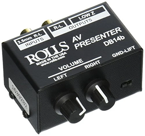 Rolls DB14b A/V Presenter Direct Box / Signal Separator