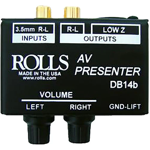 Rolls DB14b A/V Presenter Direct Box / Signal Separator - Image 2