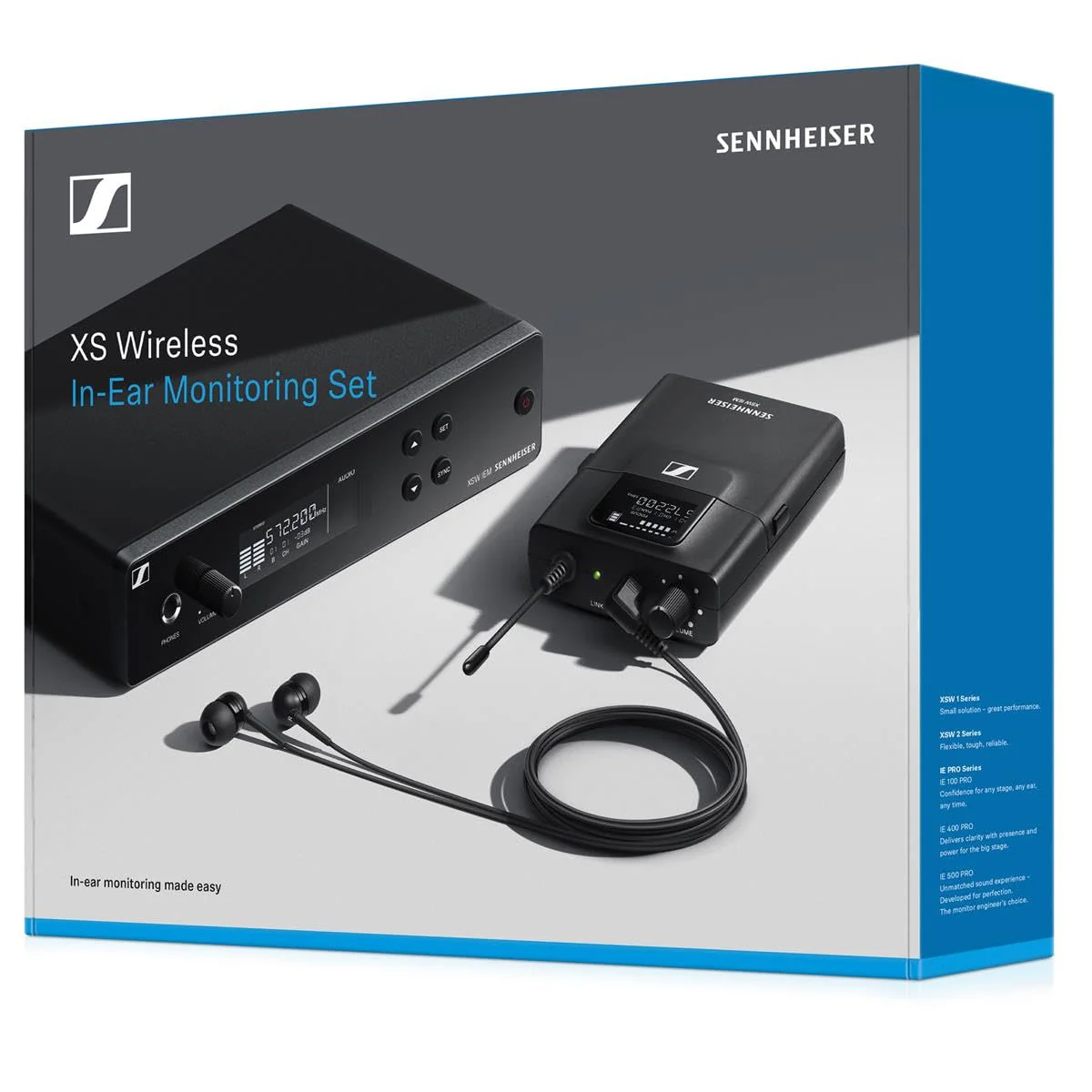 Sennheiser XSW IEM SET Stereo In-Ear Wireless Monitoring System (A: 476 to 500 MHz) - Image 8