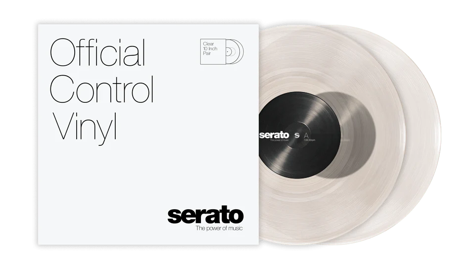 Serato 10" Control Vinyl (Pair, Clear) - Image 3