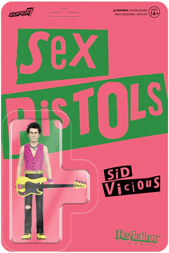 Sex Pistols Super7 - Sex Pistols - ReAction Figures Wv 2 - Sid Vicious (Never Mind the Bollocks) (Collectible, Figure, Action Figure)