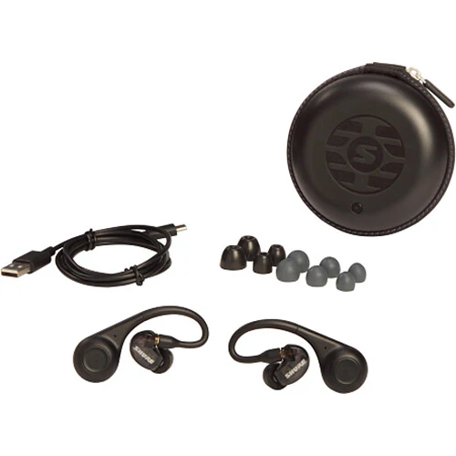 Shure AONIC 215 Gen 2 Bluetooth True Wireless In-Ear Headphones (Black) - Image 4