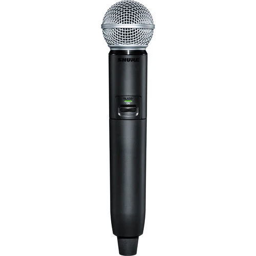 Shure GLXD24+ Dual-Band Wireless Vocal System with SM58 Microphone (Z3: 2.4, 5.8 GHz) - Image 4