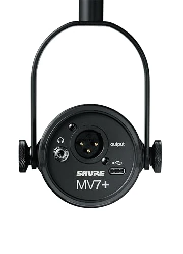 Shure MV7+ Podcast XLR/USB Microphone (Black) - Image 2