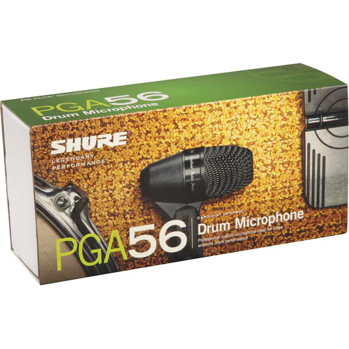Shure PGA56-LC Cardioid Dynamic Snare/Tom Microphone (Less Cable) - Image 4