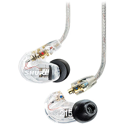 Shure SE215 Pro Sound-Isolating Earphones Clear (Open Box)