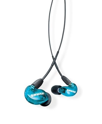 Shure SE215SPE Special-Edition Sound-Isolating Earphones with Detachable 3.5mm Cable (Blue)