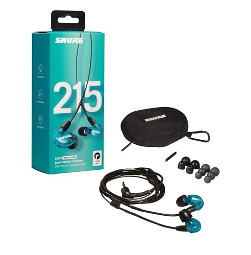 Shure SE215SPE Special-Edition Sound-Isolating Earphones with Detachable 3.5mm Cable (Blue) - Image 6