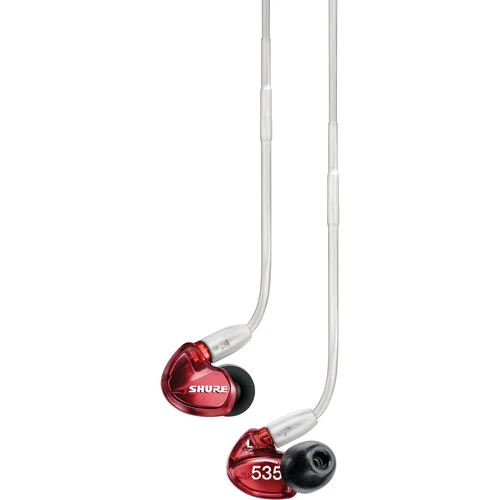 Shure SE535 Sound-Isolating In-Ear Stereo Headphones with 3.5mm Audio Cable (Special-Edition Red) - Image 2
