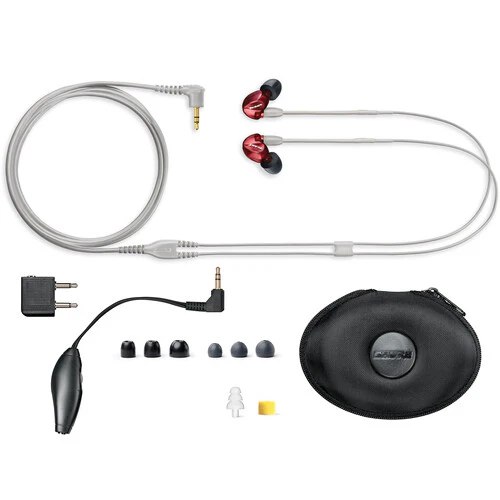 Shure SE535 Sound-Isolating In-Ear Stereo Headphones with 3.5mm Audio Cable (Special-Edition Red) - Image 5