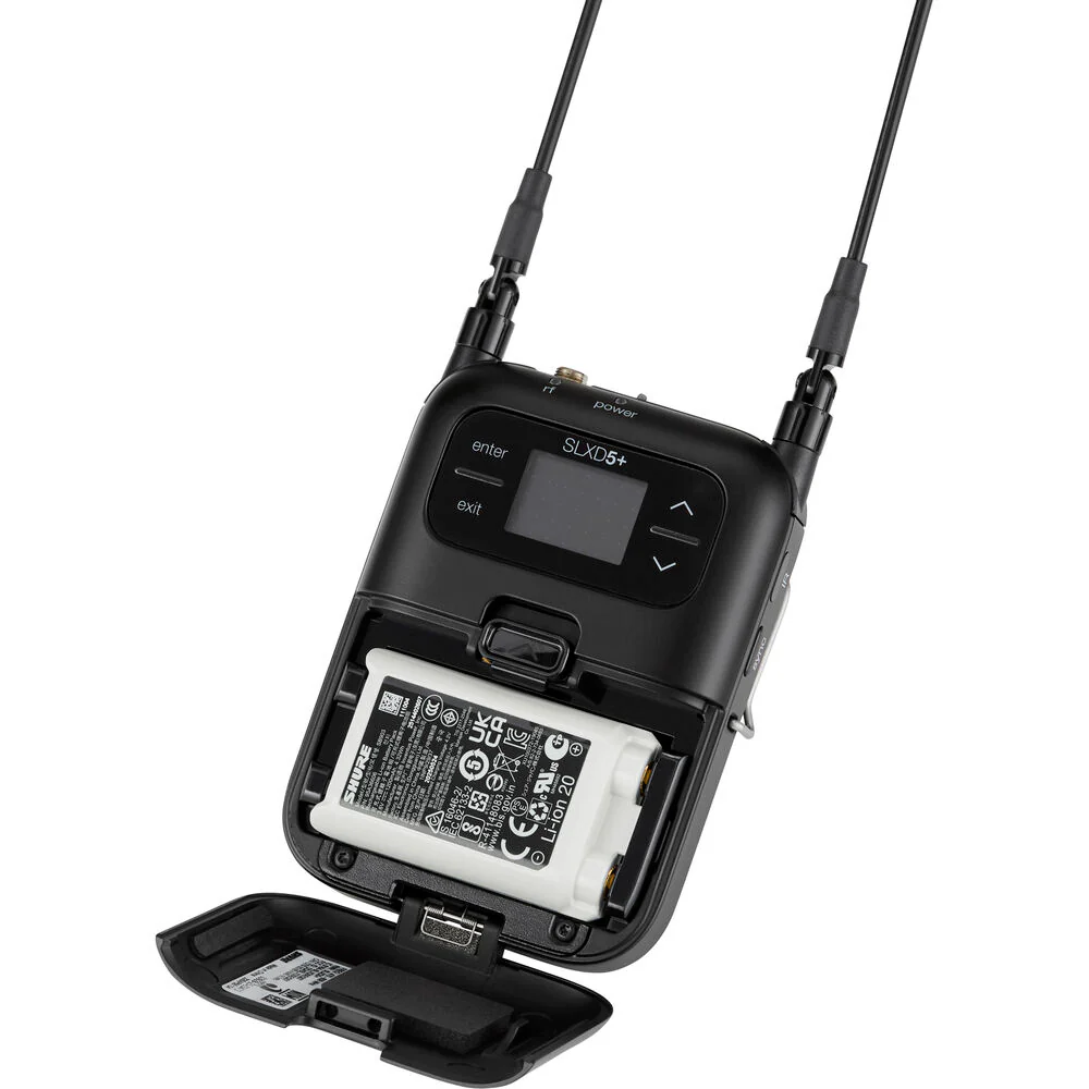 Shure SLXD25+/58 Digital Camera-Mount Wireless Handheld Microphone System with SM58 Capsule (G57: 470 to 608 MHz) - Image 5