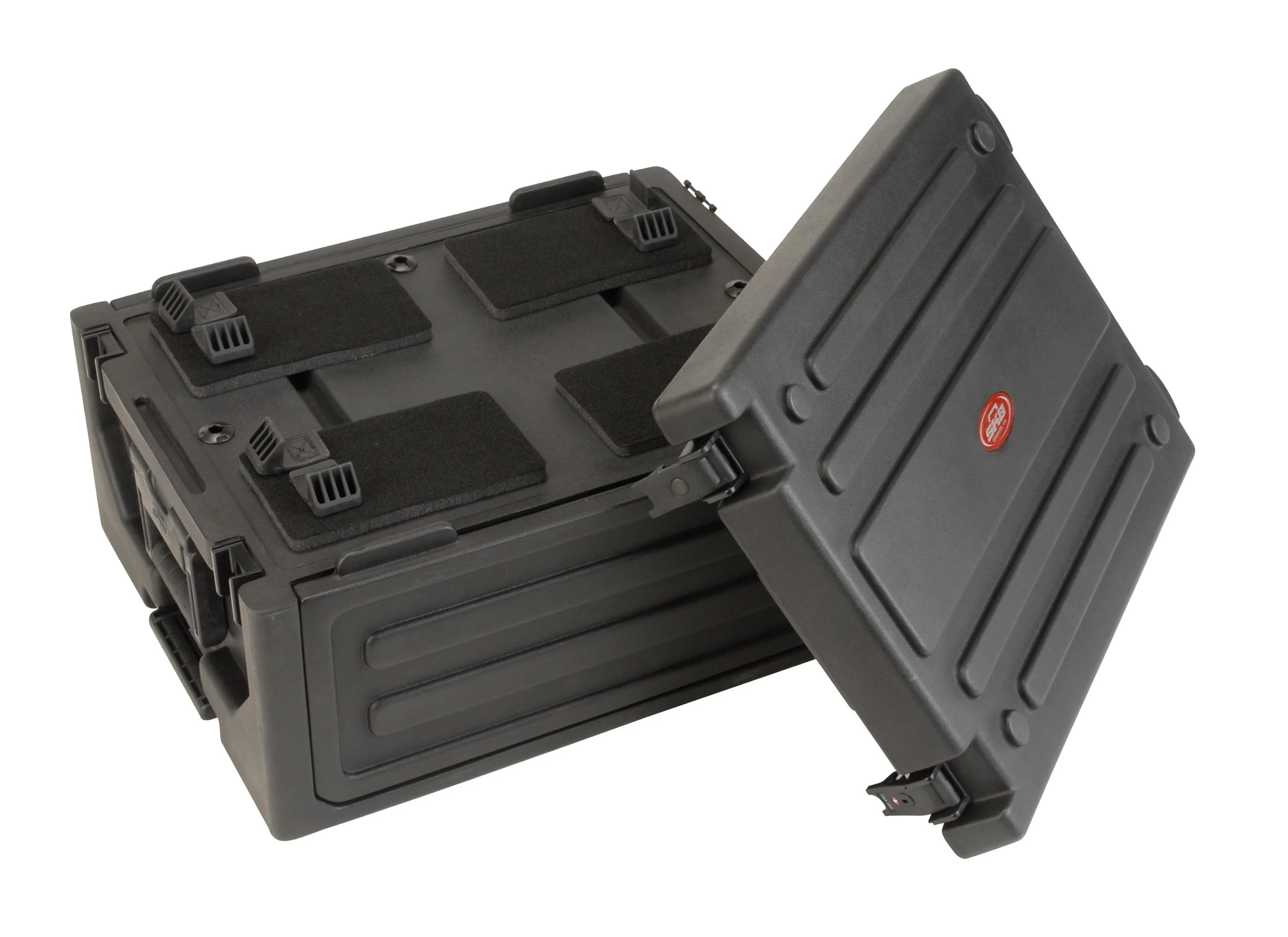 SKB Roto-Molded 4U Studio Flyer Rack Case (Black) (Open Box) - Image 8
