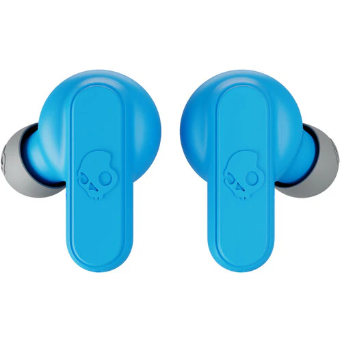 Skullcandy Dime 2 In-Ear Wireless Earbuds, Grey/Blue - Image 3