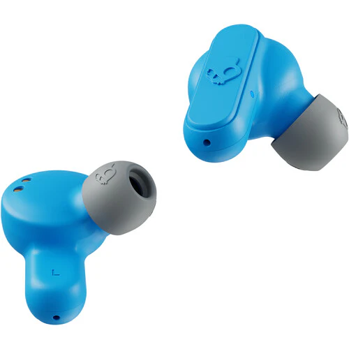Skullcandy Dime 2 In-Ear Wireless Earbuds, Grey/Blue (Open Box) - Image 2