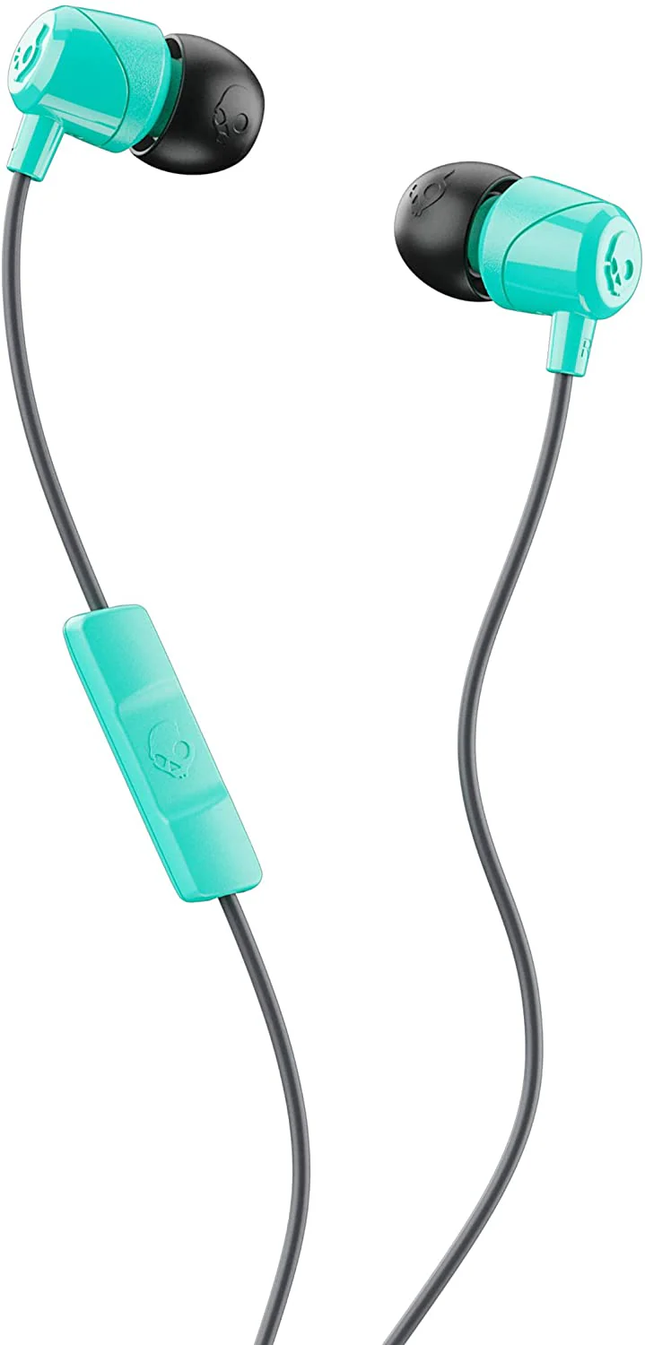 Skullcandy Jib in-Ear Noise-Isolating Earbuds with Microphone and Remote Miami/Grey
