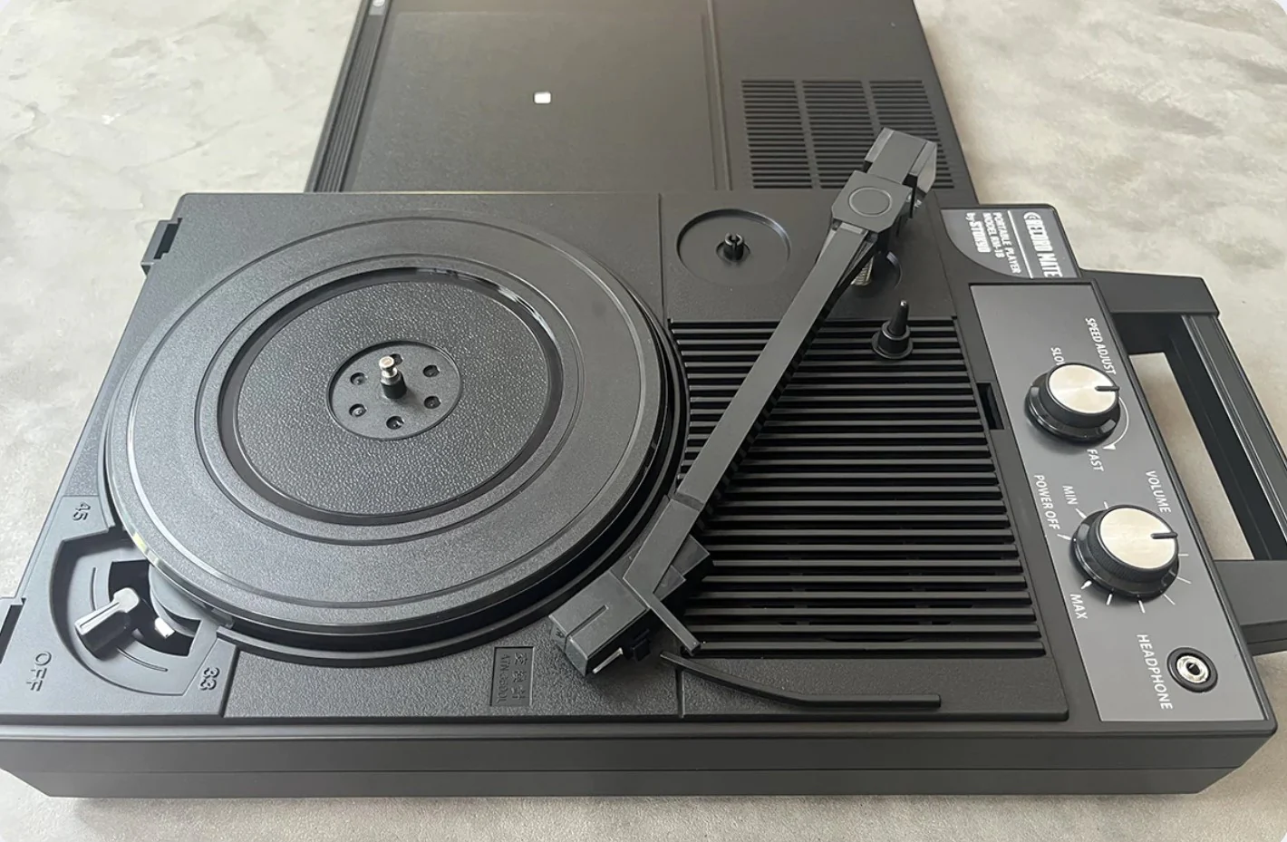 STOKYO RECORD MATE Portable Record Player BLACK EDITION RM-1B - Image 3