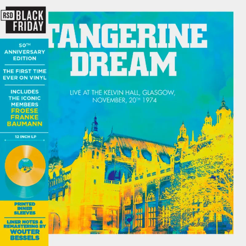 Tangerine Dream - Live at the Kelvin Hall, Glasgow 1974: 50th Anniversary Ediiton - Vinyl LP(x2) - RSD Black Friday 2024