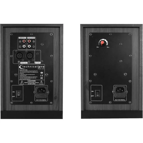Technical Pro MBW5000 Wireless Bluetooth Studio Monitor Speaker (Pair) - Image 2
