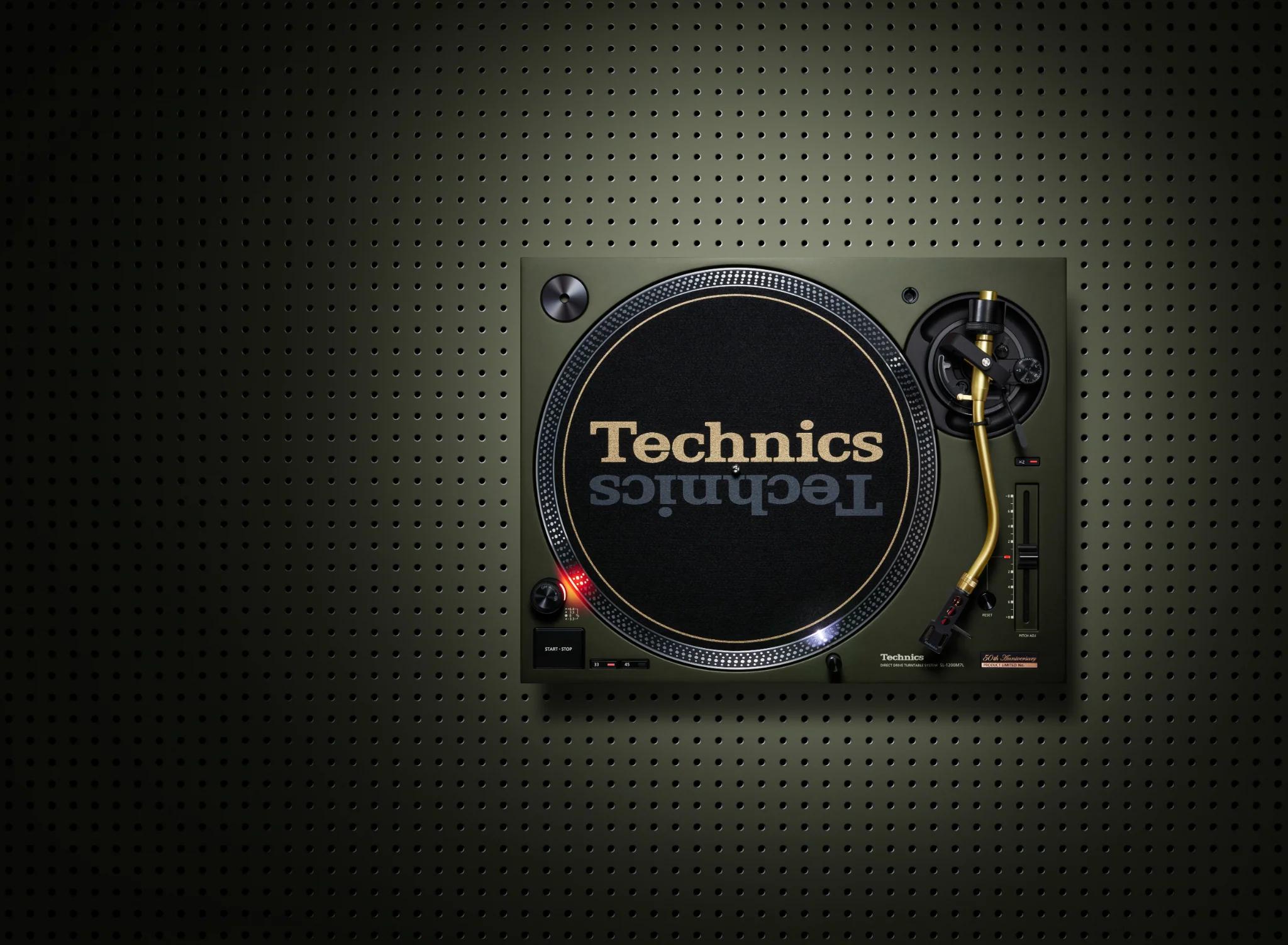 Technics SL-1200M7L Turntable Limited Numbered 50TH Anniversary Edition - Green