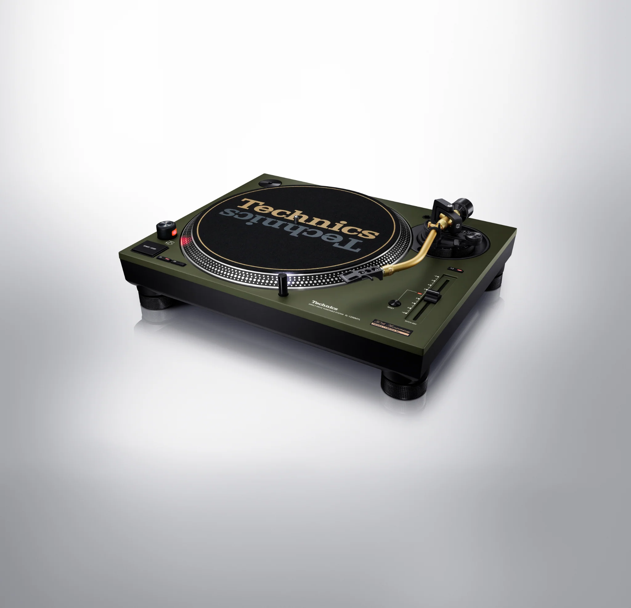 Technics SL-1200M7L Turntable Limited Numbered 50TH Anniversary Edition - Green - Image 3