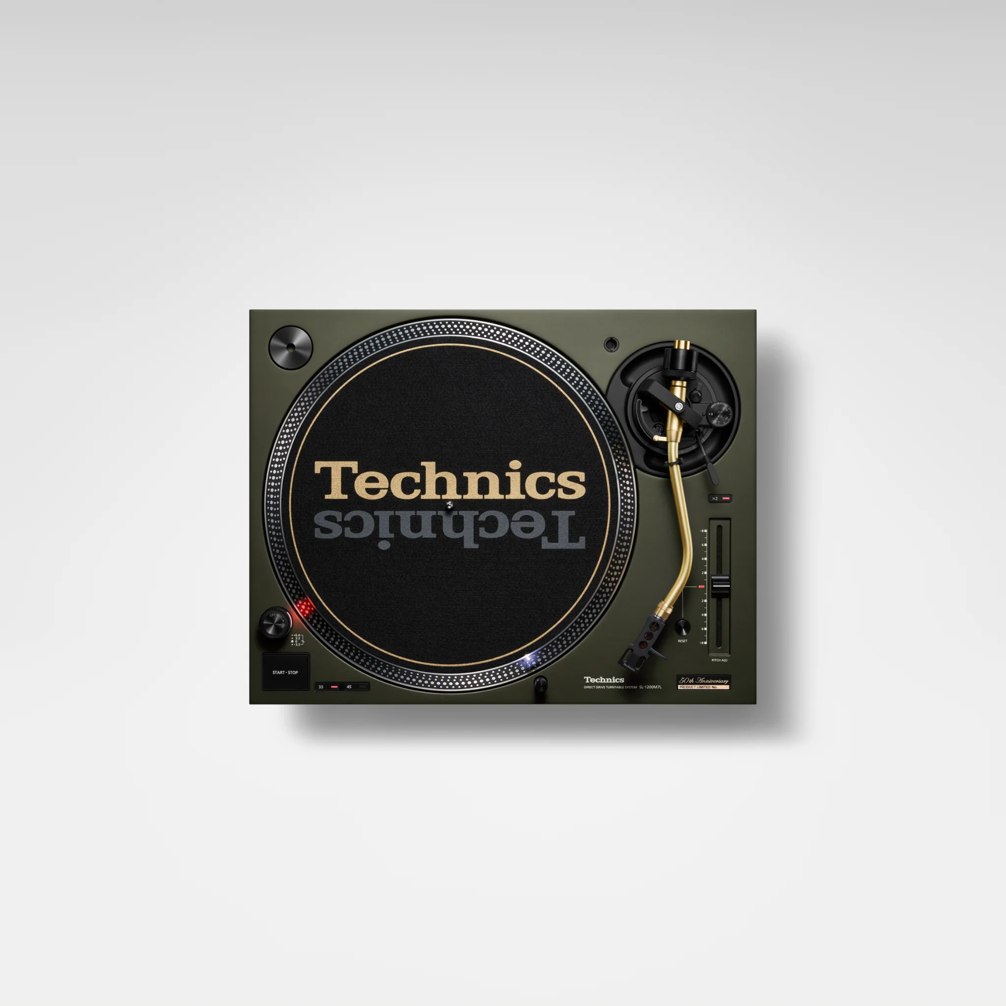 Technics SL-1200M7L Turntable Limited Numbered 50TH Anniversary Edition - Green - Image 4